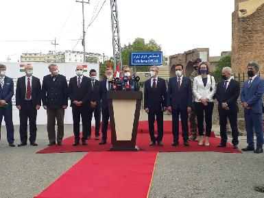 В Эрбиле пошла церемония переименования улиц в честь сэра Джона Мейджора и годовщины принятия резолюции 688 СБ ООН