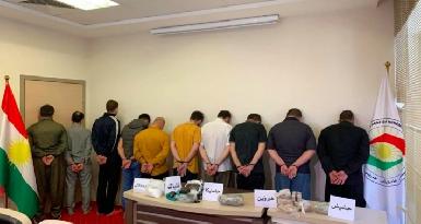 Силы безопасности Эрбиля арестовали 10 человек, причастных к торговле наркотиками