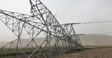 В Киркуке взорваны опоры электропередачи