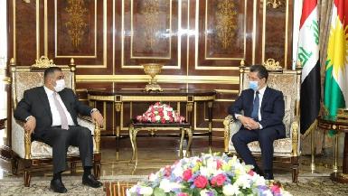 Премьер-министр Курдистана принял председателя Центрального банка Ирака