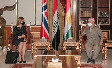 Масуд Барзани принял посла Норвегии в Ираке