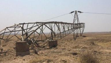 Еще три электрические опоры взорваны недалеко от Багдада