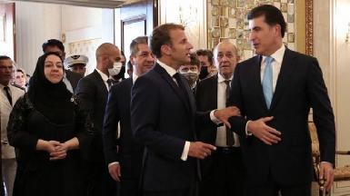 Главы Курдистана встретились с президентом Франции в Эрбиле