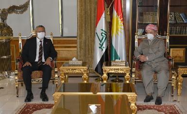 Масуд Барзани и спикер парламента Иордании обсудили укрепление отношений
