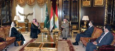 Глава ДПК и посол Саудовской Аравии обсудили двусторонние связи Эрбиля и Эр-Рияда