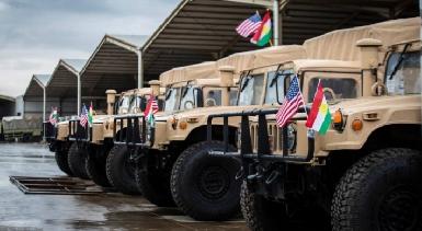 Международная коалиция передала пешмерга еще 60 военных автомобилей