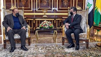 Премьер-министр Барзани встретился с заместителем министра иностранных дел Ирана