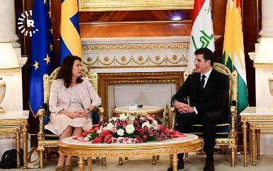 Министр иностранных дел Швеции и президент Курдистана встретились в Эрбиле