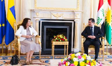 Глава правительства Курдистана благодарит Швецию за поддержку пешмерга