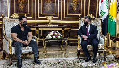 Премьер-министр Барзани встретился с известным курдским бодибилдером