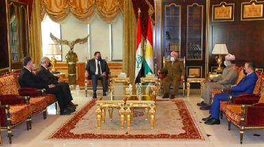 Масуд Барзани и Хамис аль-Ханджар обсудили поствыборный Ирак