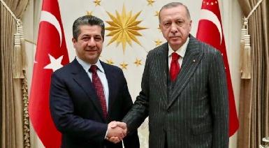 Премьер-министр Курдистана прибыл в Турцию