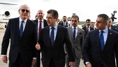 Премьер-министр Барзани прибыл в Лондон с официальным визитом