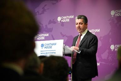 Масрур Барзани выступил с речью в аналитическом центре "Chatham House"