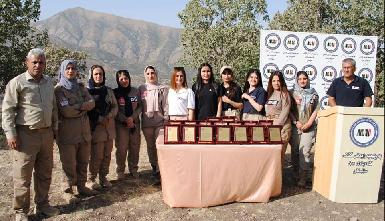 Для разминирования Курдистана сформирована первая женская команда 