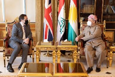 Масуд Барзани обсудил формирование правительства Ирака с послом Великобритании