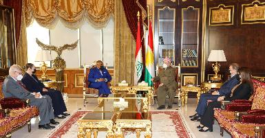 Масуд Барзани принял нового Генерального консула США в Эрбиле