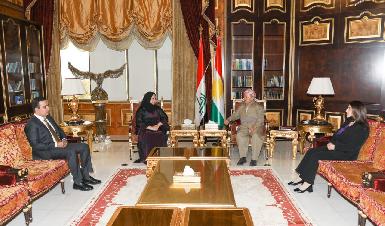 Масуд Барзани и спикер парламента Курдистана обсудили проект конституции 
