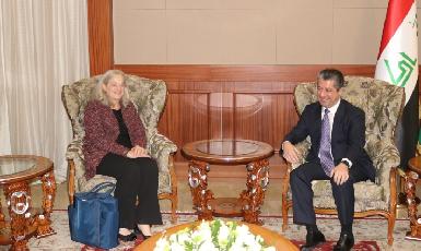 Премьер-министр Барзани и посол США обсудили решения проблем между Эрбилем и Багдадом