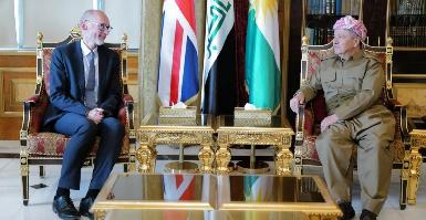 Посол Великобритании выразил солидарность на встрече с Барзани 