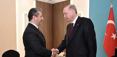 Барзани и Эрдоган обсудили последние события в Ираке