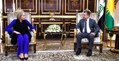 Масрур Барзани и Жанин Хеннис-Пласшерт обсудили выборы в Курдистане
