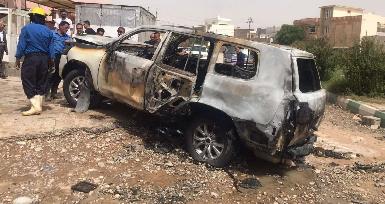 В Гармияне взорван автомобиль чиновника ДПК