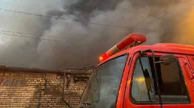 Пожар произошел в районе аэродрома Харир на севере Ирака