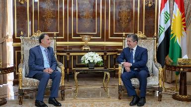 Премьер-министр Барзани и палестинский дипломат обсудили кризис в секторе Газа и двусторонние связи