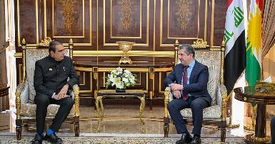 Премьер-министр Барзани принял посланника Индии