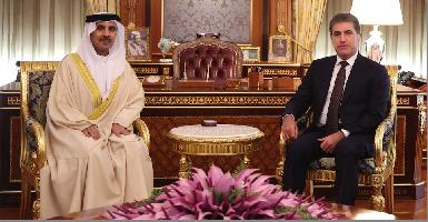 Президент Курдистана принял представителя Бахрейна