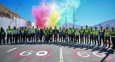 Премьер-министр Барзани принял участие в открытии дороги, соединяющую Курдистан с Ираном