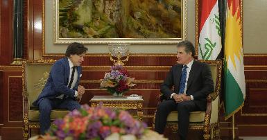 Президент Барзани обсудил новые торговые пути с делегацией Делового совета США