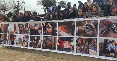 Сулеймания протестует против нападений на курдские районы Сирии