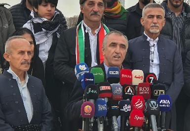 В Сулеймании встретили курдских бойцов, вернувшихся из Сирии