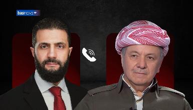 Барзани и Аш-Шараа заявили о важности диалога на фоне растущей региональной напряженности