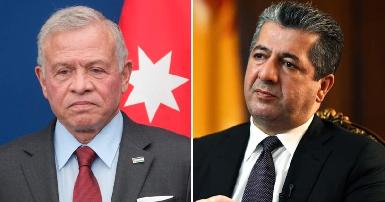 Король Иордании выразил соболезнования премьер-министру Барзани после смертоносного нападения на пешмерга