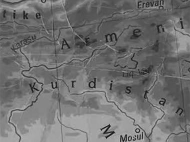 В косовских учебниках на карте Турции значатся Армения и Курдистан
