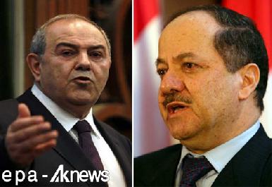 Барзани вновь мирит иракских лидеров: Аллави прибыл в Эрбиль