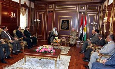 Барзани встретился с руководителями провинции Салахаддин
