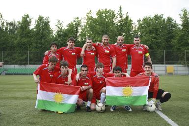 Футбольная команда "Курдистан" дебютировала в чемпионате межнациональной футбольной лиги Москвы