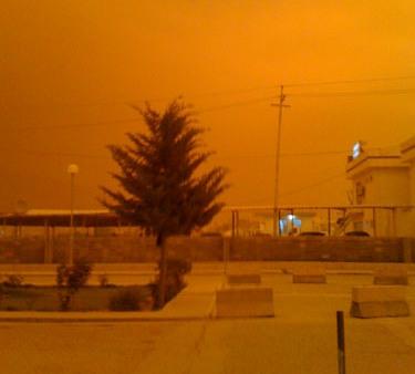 Последствия песчаной бури в Сулеймании: 36 поступлений в больницу