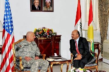 Бархам Салих принял заместителя американского командующего