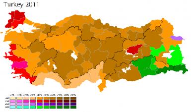 Подробности турецких выборов: АКП потеряла места в парламенте; БДП провела в парламент шестерых заключенных