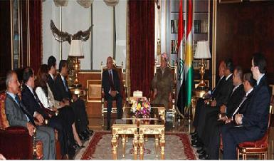 Президент Барзани принял курдистанских дипломатов