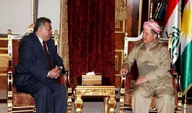 Президент Барзани принял нового генерального консула Палестины в Курдистане