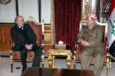 Президент Барзани встретился с лидером ливанских друзов
