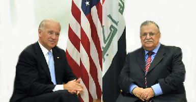 Байден выразил поддержку попыткам Талабани преодолеть иракский политический кризис