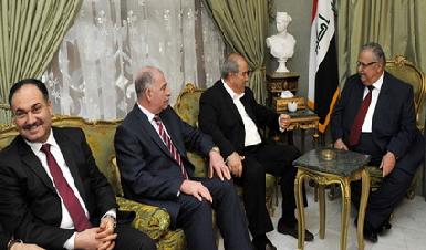 Президент Талабани встретился с Айядом Аллави и Салихом Мутлаком