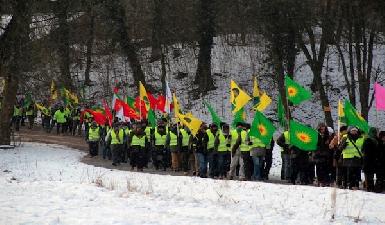Курдский марш достиг Страсбурга